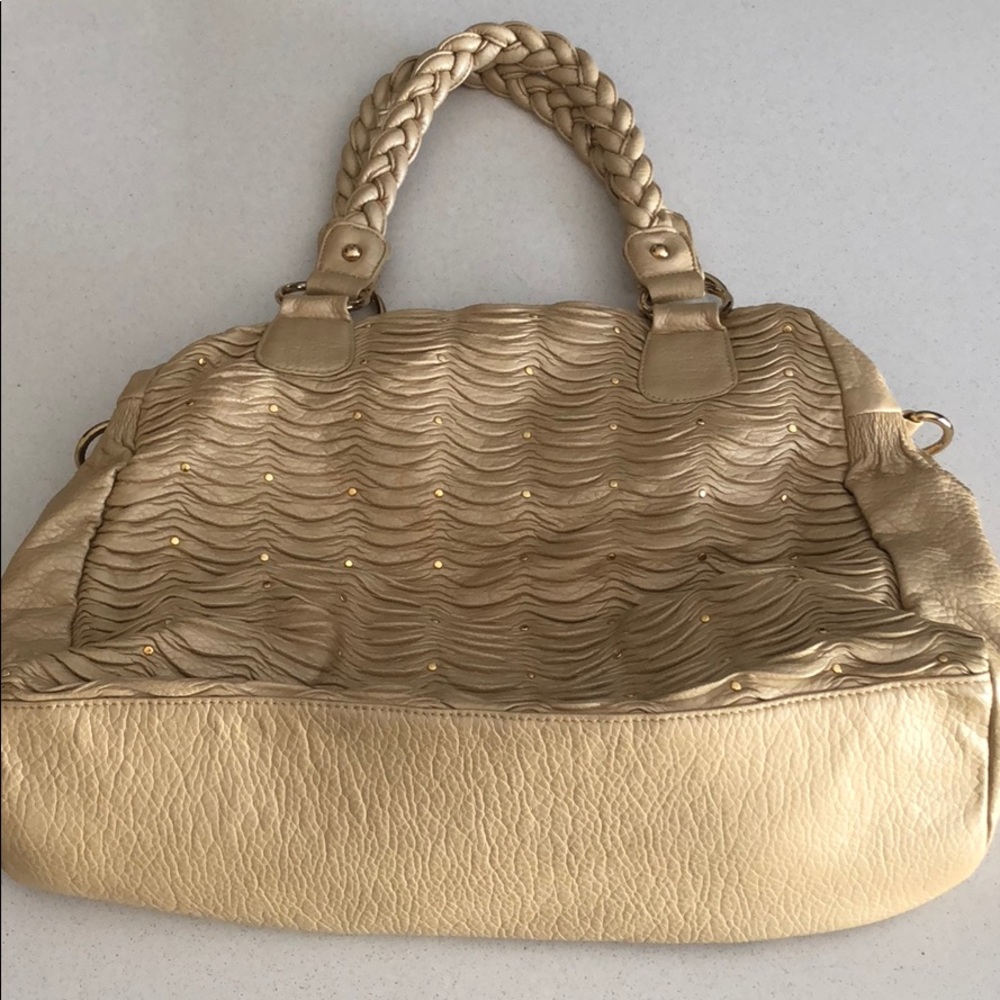 Deux Lux Gold on Gold Handbag